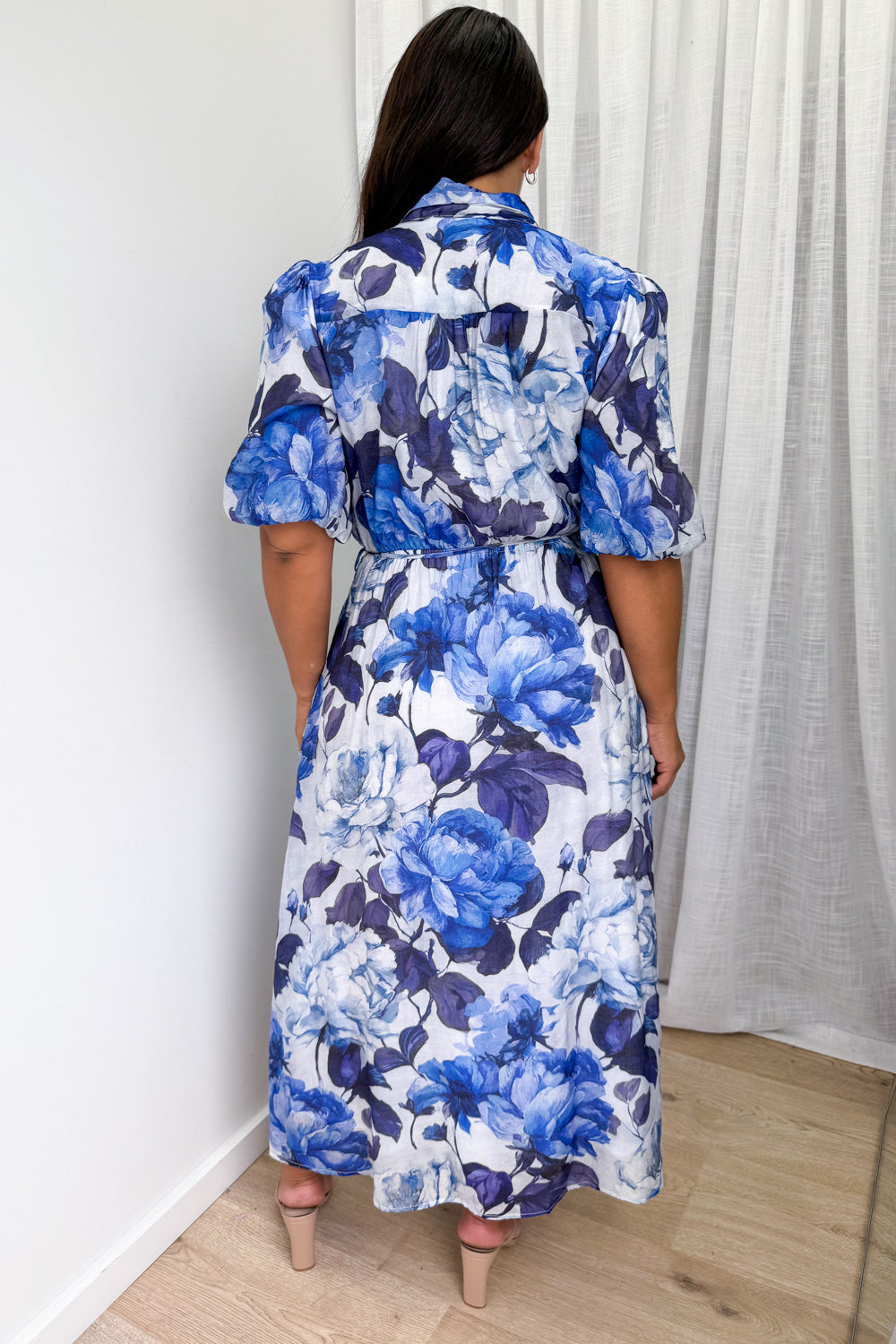 Lenny Dress - Blue Floral